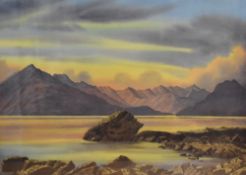 After Neil J Barlow (British contemporary) two limited edition Scottish scene colour prints,