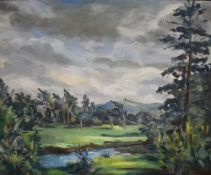 *Local Interest - K.M. Anderson (20th Century), watercolour, A Lake District view, possibly