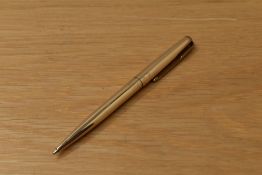 A Parker 61 ballpoint pen in gold fill