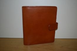 A Daines & Hathaway leather filofax ring binder 23.5x20.5