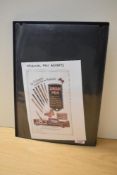 A Portfolio of thirty five original fountain pen adverts, 11x Parker, 5 Watermans, a Dunhills, 14x