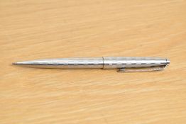 A Parker 45 Harlequin ballpoint pen in grey circlet pattern