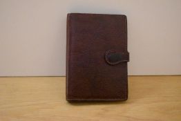 A Mulberry grained leather organiser/ agenda, 10.5x15cm