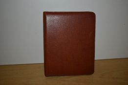 A Daines & Hathaway leather organiser 23x18.5cm