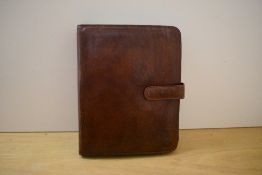 A boxed 'the Bridge' leather filofax organiser 23.5x19cm