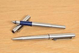 A Parker 25 Flighter cartridge fill fountain pen and ballpoint pen.