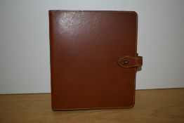 A Daines & Hathaway leather filofax ring binder 23.5x20.5