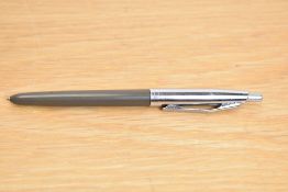 A Conway Stewart ballpoint pen in Khaki with chrome cap