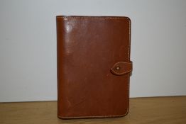 A boxed Daines & Hathaway leather organiser 18x10.5cm