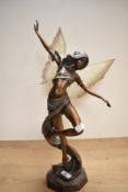 A 20th Century bronze effect study of 'The Fairy Dance' by Leonardo Collection, measuring 55cm high