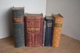 Cookery and related. A small selection, includes: The New London Cookery and Complete Domestic