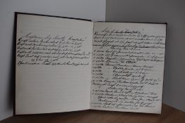 Manuscript. Maritime interest. An early 20th century log book for the S.S. Castalia. Anchor Line