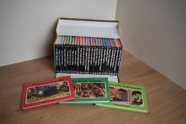 Children's. The Rev. W. Awdry's Famous Railway Series: Station Book Box. London: Heinemann, 1994