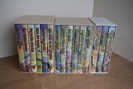 Folio Society. P. G. Wodehouse. Three Box Sets. Jeeves & Wooster six volume and three volume sets,
