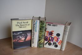 Literature. First Editions. Paul Scott. A small selection, includes: The Bender (1963); The Towers
