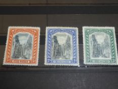 BAHAMAS 1903 TRIO OF CROWN CC WATMERMARK VALUES - ALL MOUNTED MINT (SG 59/61) Three values from