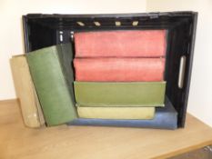 7 x GREETING & PRIVATE CARD ALBUMS 1906-14 RAPHAEL TUCK, VIVIAN, BROADHEATH ETC Case with 7