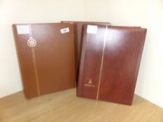 GB 1960-2012 NEAR COMPLETE COLLECTION OF MNH COMMEMORATIVES IN THREE VOLUMES LARGE FACE Three near