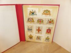 BDV (GODFREY PHILLIPS) SILK CIGARETTE CARDS COLLN + SOME WWI SILK CARDS Album with a range of part