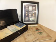 CIGARETTE & TRADE CARDS, BY SETS IN ALBUMS & LOOSE + DC THOMSON WIZARD FAMOUS FIGHTS Metal case of