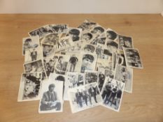 A & BC 1964 BEATLES TRADE CARDS NR COMPLETE SET 59 OF 60 VALUES (NO No. 25) Clear bag with a 59 of