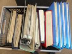 10 x WORLD STAMP COLLECTIONS - ALL ERAS IN PLASTIC CRATE 10 varied world stamp collections, GB,