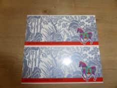 HONG KONG 1990 YEAR OF THE HORSE BOOKLET, PAIR UNCUT Pair of Year of the horse booklets from 1990,