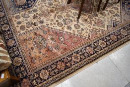 A modern Belgian style carpet square, approx. 240 x 170cm