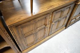 An Ercol side cabinet/dresser base width approx. 98cm