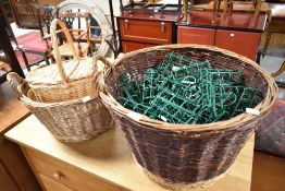 A selection of wicker baskets