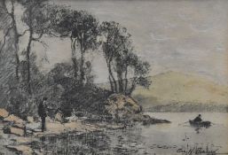 *Local Interest - George Henry Downing (1878-1940, British), watercolours, Two Lake District