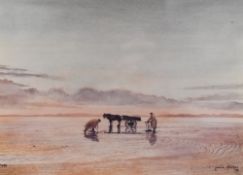 *local interest, After T Leslie Hawkes (British 20th century) a set of four local scene colour