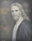 After Herbert Beecroft (1864-1951, British) colour print of 'Portrait of Christ'. Produced in the