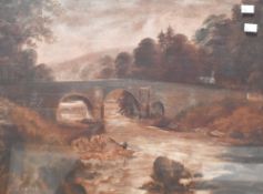 Early 20th century landscape painting. Signed in bottom left corner, Ferguson. Painting shows a