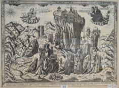 After Parthenios from Elassoa, monochrome print, 'The Monastery of Transfiguration and of The