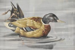 John Crank (British, 1923-2008) a pair of watercolour and gouache paintings on paper. Both