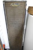 A 1960s Selmer column speaker cabinet only, no speakers (would have been 4 x 10) , serial number