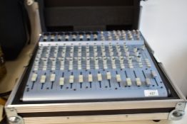 An Alesis Multimix 16 USB mixer, in fitted Thomann flight case, no power supply, sold as untested
