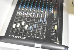 A Soundcraft Spirit M4 mixer