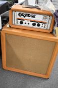 An Orange OR 120 Watt amplifier head, circa 1974, having being rebuilt (specification documents