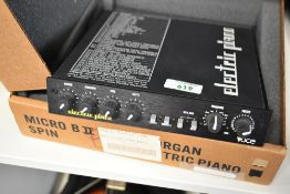 A Voce electric piano sound module (never used) , in original fitted box with power supply and