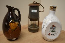 A Royal Doulton 'Sporting Squire' whiskey jug (no stopper), a Los Angeles 1984 commemorative