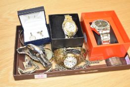 A collection of 1970s men's watches, to include a citizen Eco-Drive, a d'Alton 10 ATM, a Orlando and