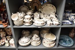 A large collection of Royal Doulton tea/dinner wares, to include egg cups, milk jugs, saucers,