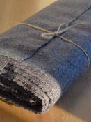 A bolt of 100% pure new wool, in a charcoal grey and subtle colour mix, 6.5m long and 150cm (60