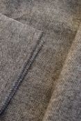 A bolt of 100% Herdwick wool tweed, in soft grey with brown flecks 'Pattern No. HT 508', 4m long and