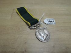 A King George VI Territorial Efficiency Medal named to 4125745 DVR.T.FRANCHITTI.R.A.S.C with