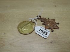 A WWI Medal Pair, 1914-15 Star and Victory Medal, Star named to 79747 GNR.W.JACKSON.R.F.A, Victory