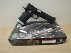 A KJ Works KP-06 Hi Capa Full Metal CO2 Airsoft Gun, boxed, PURCHASER MUST BE OVER THE AGE OF 18