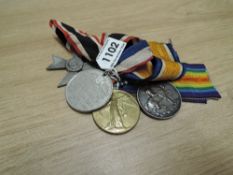 A WWI Medal Pair, War and Victory Medals both named to 285615 CPL.H.GRIFFITHS.R.A, missing the S